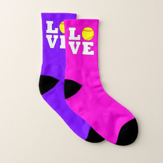 キッズファストピッチソフトボールラブカスタムカラースソックス ソックス (ペア)