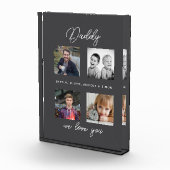 キッズファミリーパパ4コラージュのお父さん フォトブロック (右)