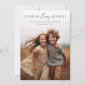 キッズファミリーモダンのクリスマスを大切にする カード (正面)