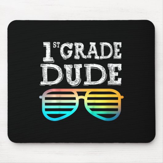 キッズファーストグレードデュードファーストグレード新学期Te マウスパッド (正面)
