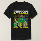キッズファーストグレードトラクターVROOM学校の初日 Tシャツ (デザイン正面)