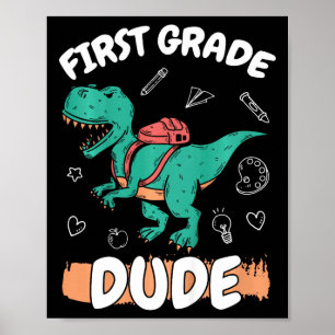 キッズファーストグレード新学期ファーストグレードダードボーイ ポスター