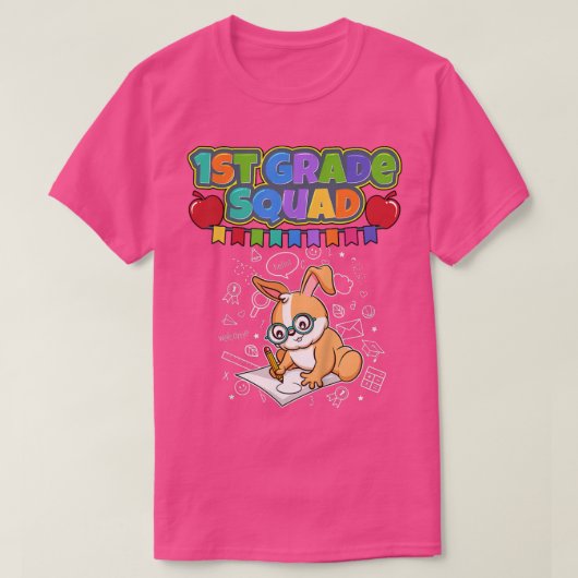 キッズファースト分隊ラバおもしろいスバニーエレメンタ Tシャツ (デザイン正面)