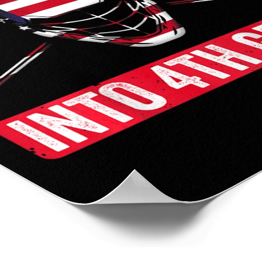 キッズファースト・デイ・オブ・4グレード・シャツボーイズラクロスF ポスター (角)