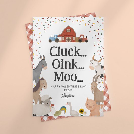 キッズファーミヤードキッズバレンタインデー シーズンカード