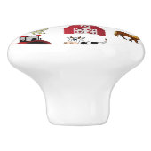 キッズファーム動物 セラミックノブ (側面)