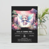 キッズフェお洒落アリー誕生日 招待状 (スタンド正面)