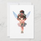 キッズフェアヤーブルフォレスト誕生日パーティーの招待状 招待状 (裏面)