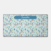 キッズフェアリー城の青い魔法の名前 デスクマット (正面)