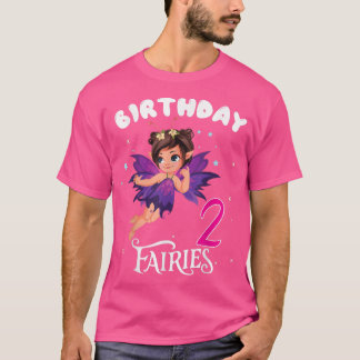 キッズフェアリー誕生日パーティー2歳フェアリー誕生日 Tシャツ