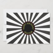 キッズフォトクールシャルボード誕生日パーティー 招待状 (裏面)