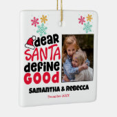 キッズフォトサンおもしろいタオーナメント セラミックオーナメント (右)