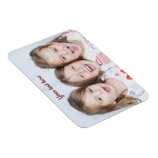 キッズフォトマパーソナライズされたグカスタムネット マグネット (右側)