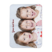 キッズフォトマパーソナライズされたグカスタムネット マグネット (縦)