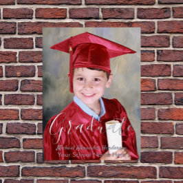 キッズフォト卒業 箔招待状