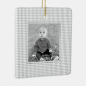 キッズフォト名年グレージンガム年間おもしろい セラミックオーナメント (右)