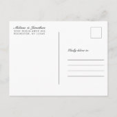 キッズフォト日付を保存はがきゴールドフォイル 案内ポストカード (裏面)