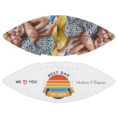 キッズフォト最高のパパファーザーズデイレトロ アメリカンフットボール (パネル)