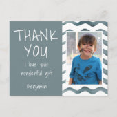 キッズフォト誕生日ありがとう ポストカード (正面)