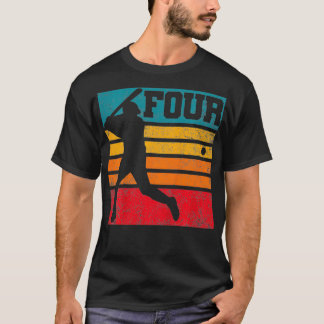 キッズフォー4thバースデーベースボールバッターPl Tシャツ