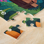 キッズフュージョンファンタジーとアニメ ジグソーパズル (側面)