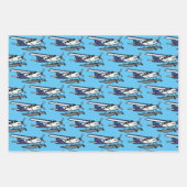 キッズフライトトリオ ラッピングペーパーシート (正面2)