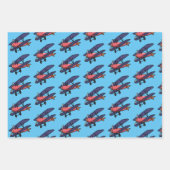 キッズフライトトリオ ラッピングペーパーシート (正面)