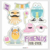 キッズフレンドフォーエバーコンター シール (シート)
