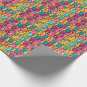 キッズフレンドリーブライト&ラ魅力的ットラップ紙 ラッピングペーパー (角)