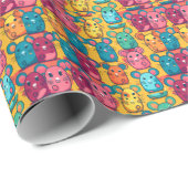 キッズフレンドリーブライト&ラ魅力的ットラップ紙 ラッピングペーパー (ロールコーナー)