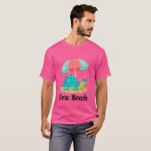 キッズフロリダベロビーチと亀 Tシャツ (正面フル)