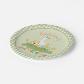 キッズフローラグリーン間抜けワンガチョウ1歳 ペーパープレート (アングル)