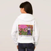 キッズフード付きスウェットシャツ。おめでとうございます。 ocelot/genie (裏面フル)