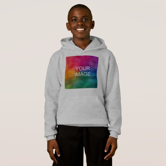 キッズフード付テンプレート追加フォト文字キッズボーイズ (正面フル)