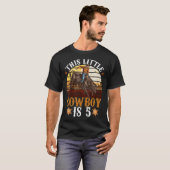 キッズブルライディング5誕生日5歳 Tシャツ (正面フル)