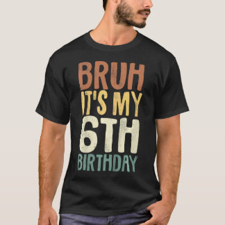 キッズブルーそれは私の6誕生日6歳のギフトSi Tシャツ