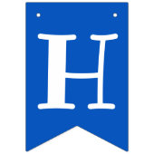 キッズブルーシャークフィンタスティック誕生日 バンティングフラッグ (第2の旗)