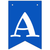 キッズブルーシャークフィンタスティック誕生日 バンティングフラッグ (第3の旗)