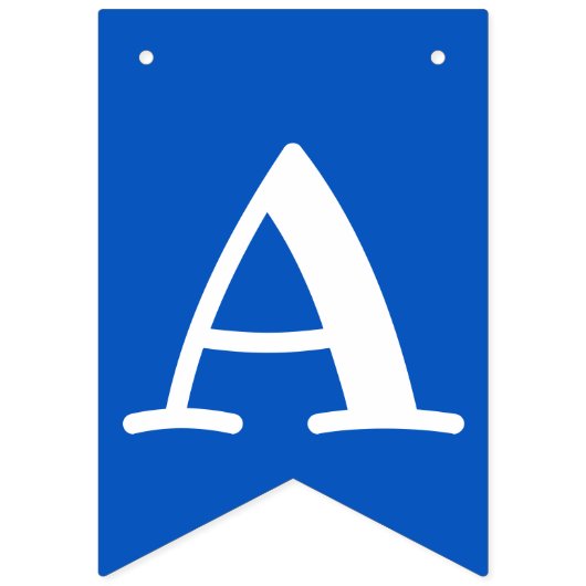 キッズブルーシャークフィンタスティック誕生日 バンティングフラッグ (第3の旗)