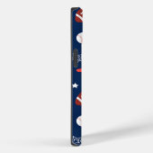 キッズブルースポーツ機器パターン Case-Mate iPhoneケース (裏面 / 右)