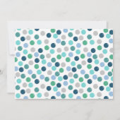 キッズブルーソフト遊誕生日パーティの招待 招待状 (裏面)