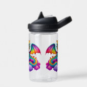 キッズブルードラゴンのパーソナライズ ウォーターボトル (左面)