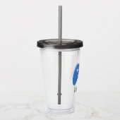 キッズブルービデオゲームコントローラゲーマーパーソナライズされた アクリルタンブラー (右)