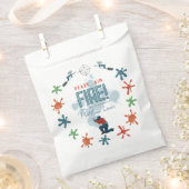 キッズブルーペイントボールボーイズ誕生日パーティー フェイバーバッグ (クリップ留めされた状態)