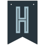 キッズブルーモダンスポーツボーイズ誕生日 バンティングフラッグ (第2の旗)