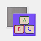 キッズブロック冷蔵庫用マグネット マグネット (正面/裏面)