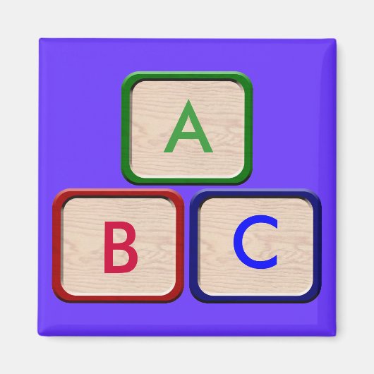 キッズブロック冷蔵庫用マグネット マグネット (正面)