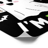 キッズブー私は2年2歳の誕生日の若者ハロウィーンB ポスター (角)