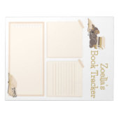 キッズブ読ックトラッカーブッククラブ ノートパッド (正面)