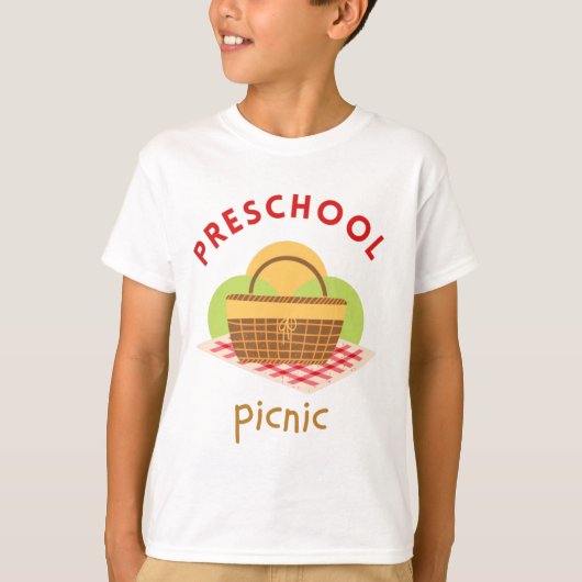キッズプリスクールPicnic Tシャツ (正面)